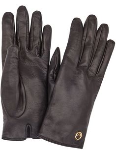 Fendi перчатки с логотипом