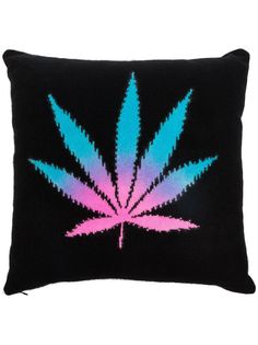 The Elder Statesman кашемировая диванная подушка Marijuana
