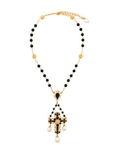 Dolce & Gabbana колье с кулоном в форме креста