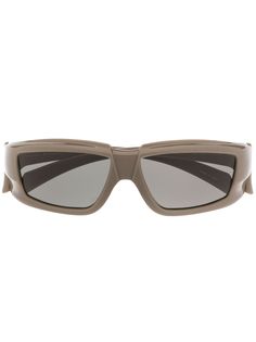Rick Owens затемненные солнцезащитные очки в квадратной оправе