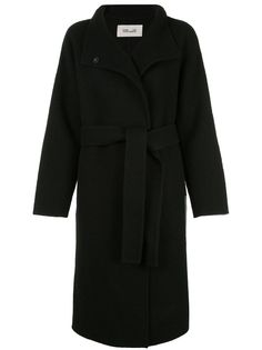 DVF Diane von Furstenberg пальто тонкой вязки с поясом