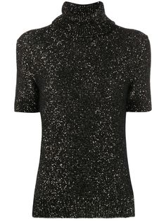 Dolce & Gabbana джемпер с короткими рукавами и блестками