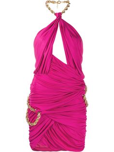 Moschino платье с цепочками