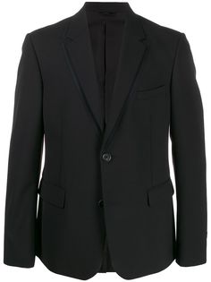 Fendi пиджак с контрастной отделкой