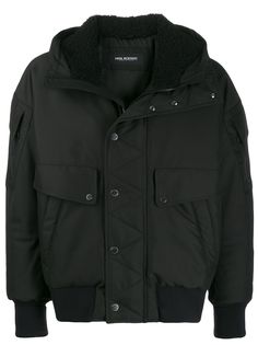 Neil Barrett бомбер с капюшоном