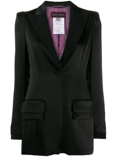 Talbot Runhof однобортный блейзер