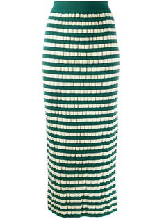 Marni юбка-карандаш в полоску