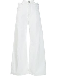 Maison Margiela широкие джинсы в технике Décortiqué