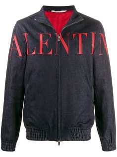 Valentino джинсовая куртка с логотипом