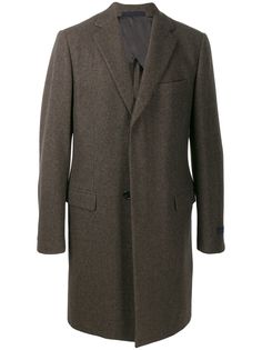 LANVIN однобортное кашемировое пальто