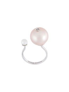 Delfina Delettrez кольцо с бриллиантами Pearl piercing