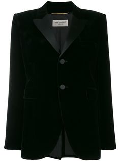 Saint Laurent блейзер строгого кроя