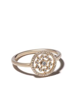 Astley Clarke золотое кольцо Icon Nova с бриллиантами