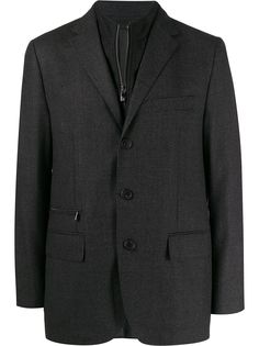 Corneliani однобортный пиджак со вставкой на воротнике