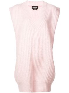 Calvin Klein 205W39nyc трикотажный топ с V-образным вырезом