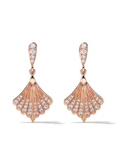 Fairfax & Roberts серьги-подвески Modèle из розового золота