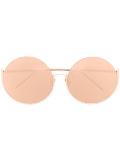 Linda Farrow солнцезащитные очки Olivia в круглой оправе