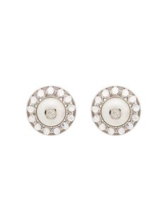 Gucci серьги с логотипом GG и кристаллами