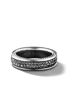 David Yurman Streamline two row pavé diamond band
