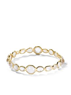 IPPOLITA золотой браслет Rock Candy Hero Gelato с лунным камнем, перламутром и кварцем