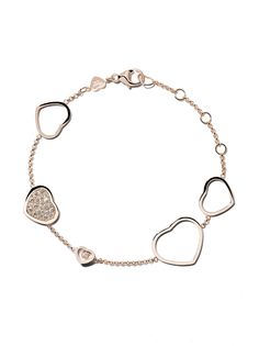 Chopard браслет Happy Hearts с бриллиантами