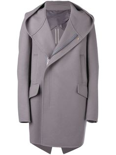 Rick Owens пальто Slab с капюшоном