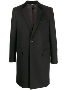 Dolce & Gabbana пальто миди с тиснеными пуговицами