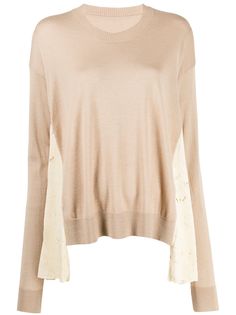 Uma Wang джемпер со вставками