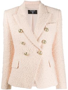 Balmain двубортный блейзер