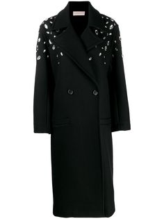 Christopher Kane декорированное двубортное пальто