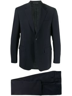 Canali костюм-двойка узкого кроя