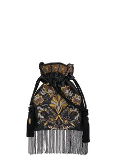 Etro декорированная сумка-тоут с бахромой