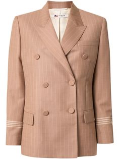 Ports 1961 двубортный блейзер в тонкую полоску
