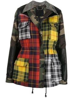 Philipp Plein парка Tartan