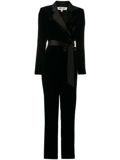 DVF Diane von Furstenberg двубортный комбинезон с длинными рукавами