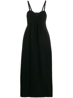 Jil Sander длинное платье с бюстье