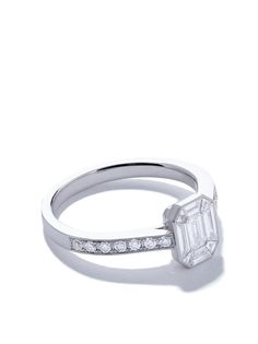 AS29 кольцо Mye из белого золота с бриллиантами