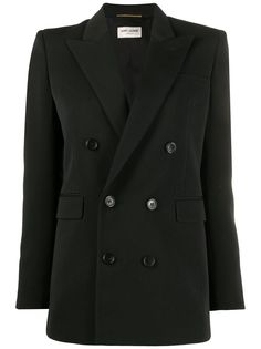 Saint Laurent двубортный блейзер