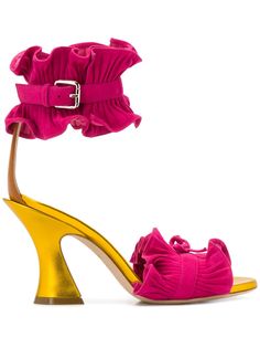 LANVIN босоножки с оборками