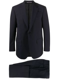 Canali костюм-двойка с логотипом