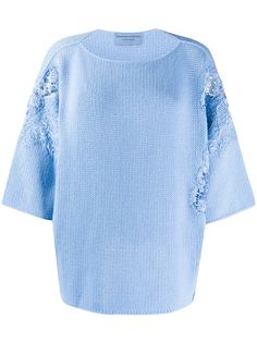 Ermanno Scervino джемпер с цветочным кружевом