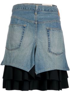 Junya Watanabe юбка со вставкой