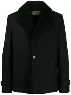 Saint Laurent бушлат с овчиной