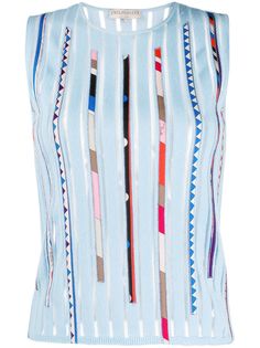 Emilio Pucci топ Bordi Mix с принтом