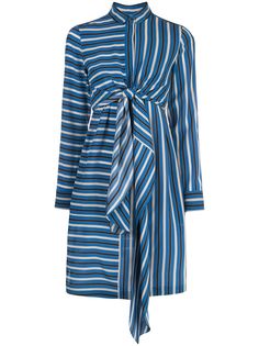 Akris Punto платье-рубашка мини в полоску