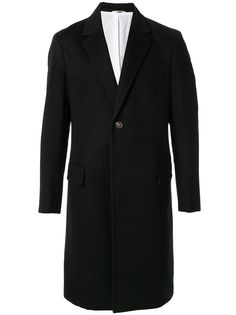 CK Calvin Klein однобортное кашемировое пальто