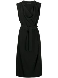 Ys платье миди с драпировкой Ys