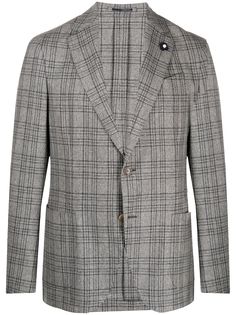 Lardini пиджак в клетку