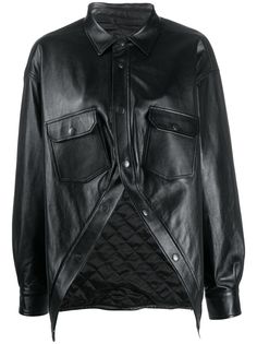 Balenciaga куртка-рубашка Swing Canadian
