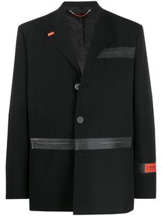 Heron Preston пиджак с контрастными полосками